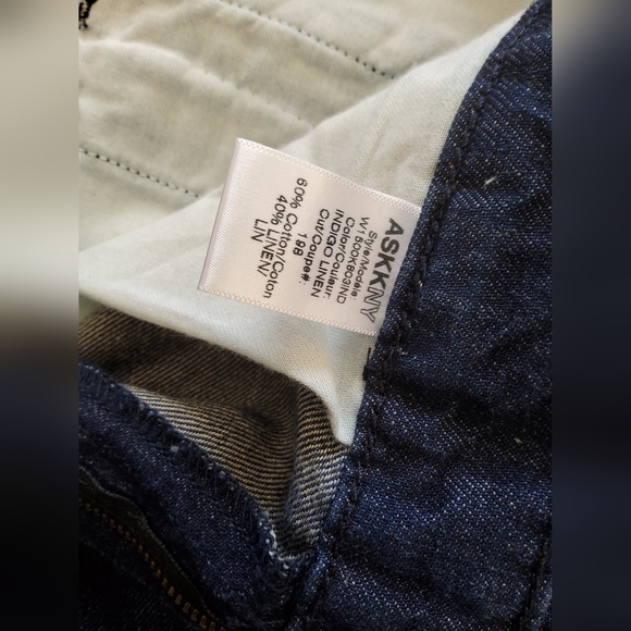 Denim Trouser Indigo Linen - Picture 8 of 9